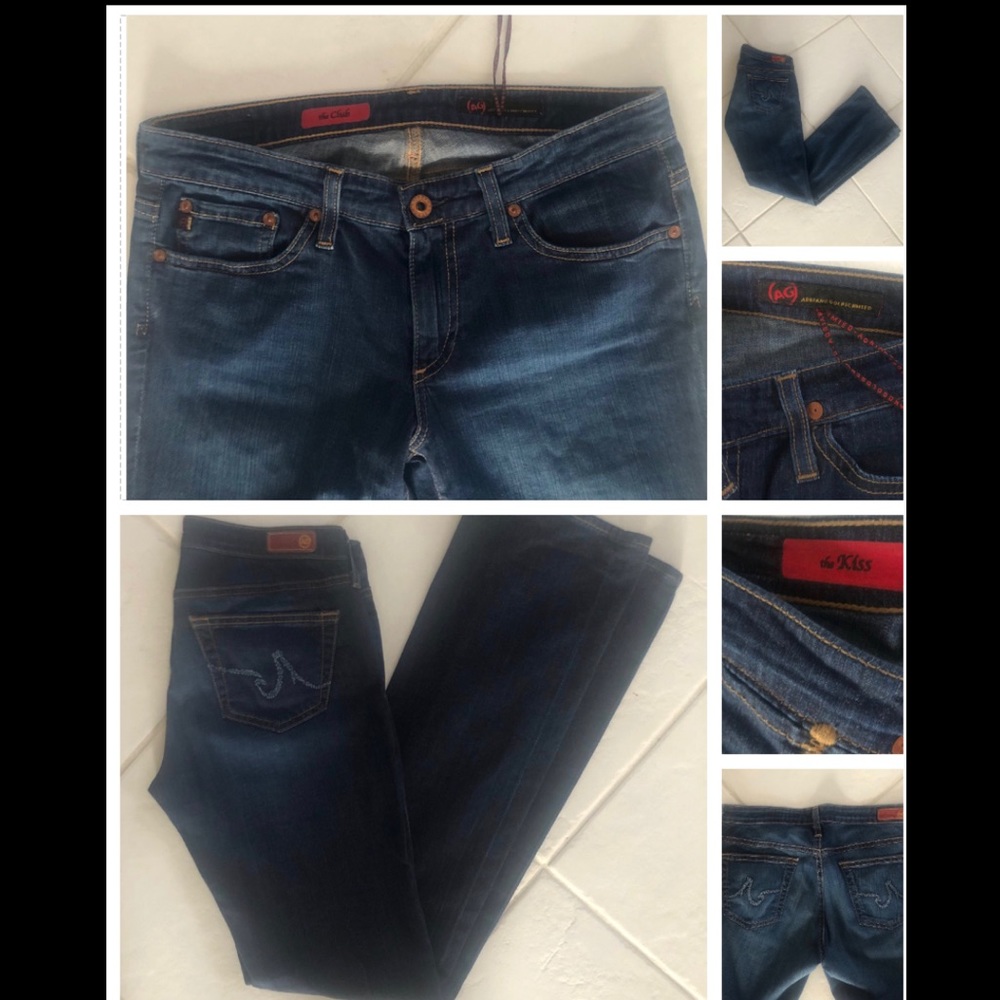 AG ADRIANO GOLDSCHMIED THE KISS JEANS MADE IN USA